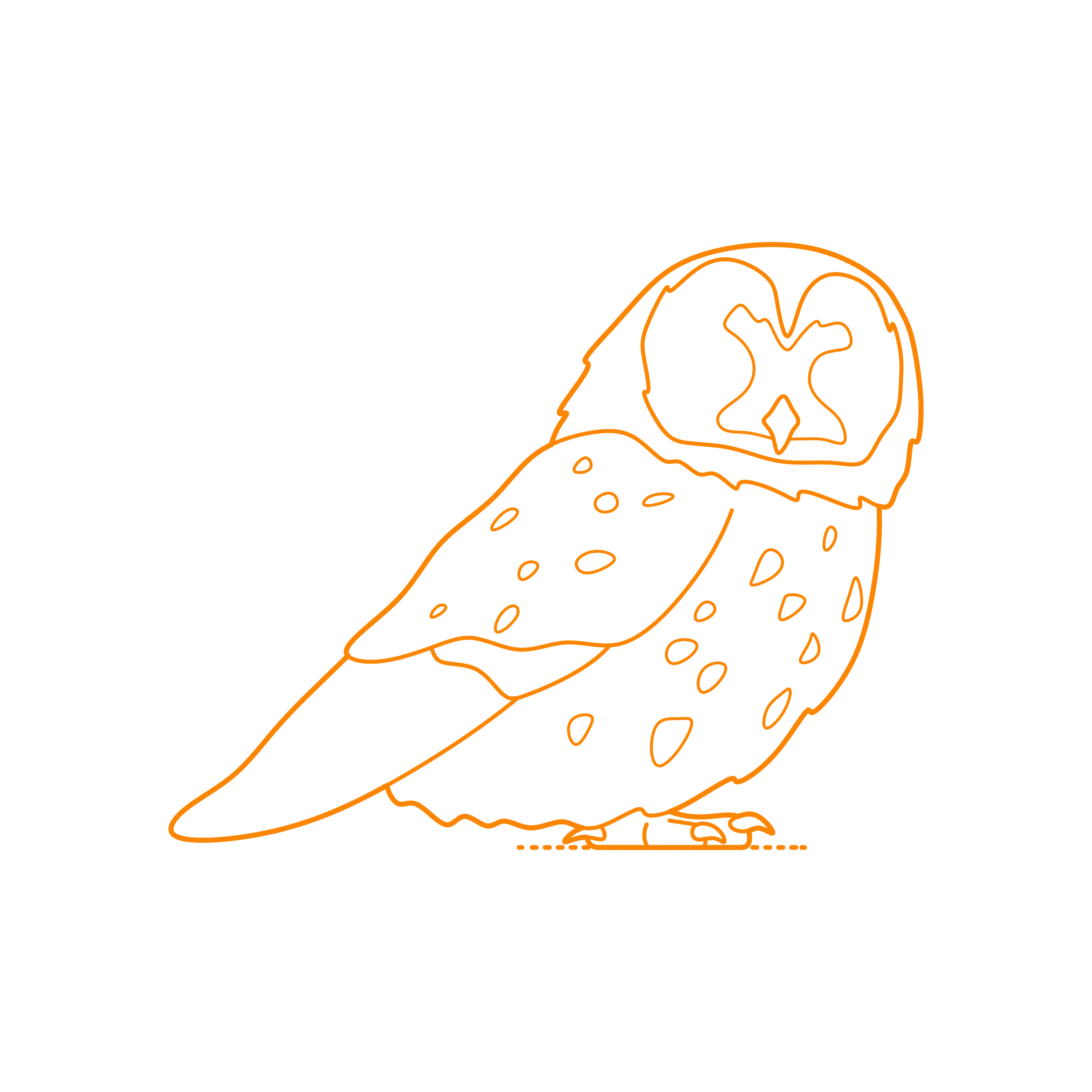 Animals Birds Of Prey Tawny Owl Svg Vector Tracing Design Free Vectors